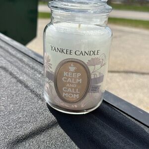 Yankee Candle White 'Keep Calm and Call Mom'